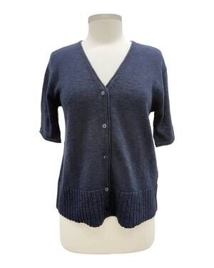 NEW FOIL women's knitty cardigan in navy